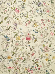 Wild Flowers Design for Silk Material